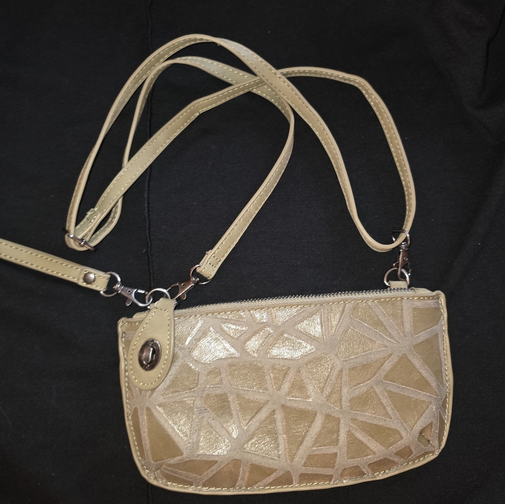 Susan Joy Olive Crossbody Bag Wristlet